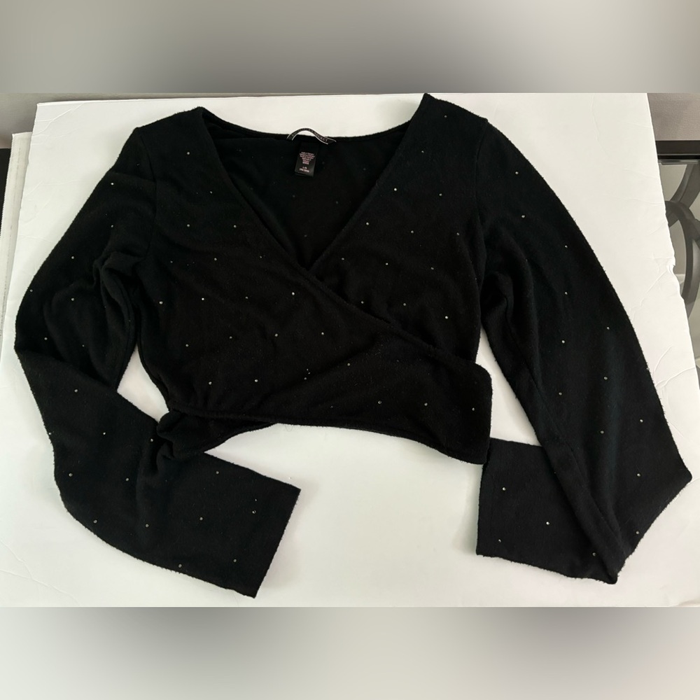 Victoria secret long sleep rhinestone top